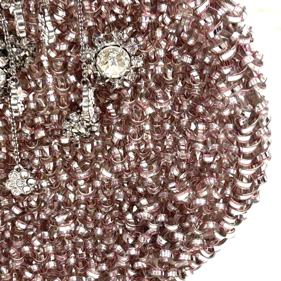 マルちゃん様⭐️【美品】ANTEPRIMA ワイヤーバッグ　ピンクシルバー