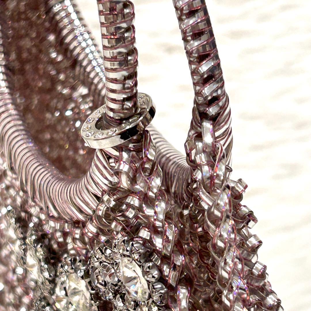 マルちゃん様⭐️【美品】ANTEPRIMA ワイヤーバッグ　ピンクシルバー