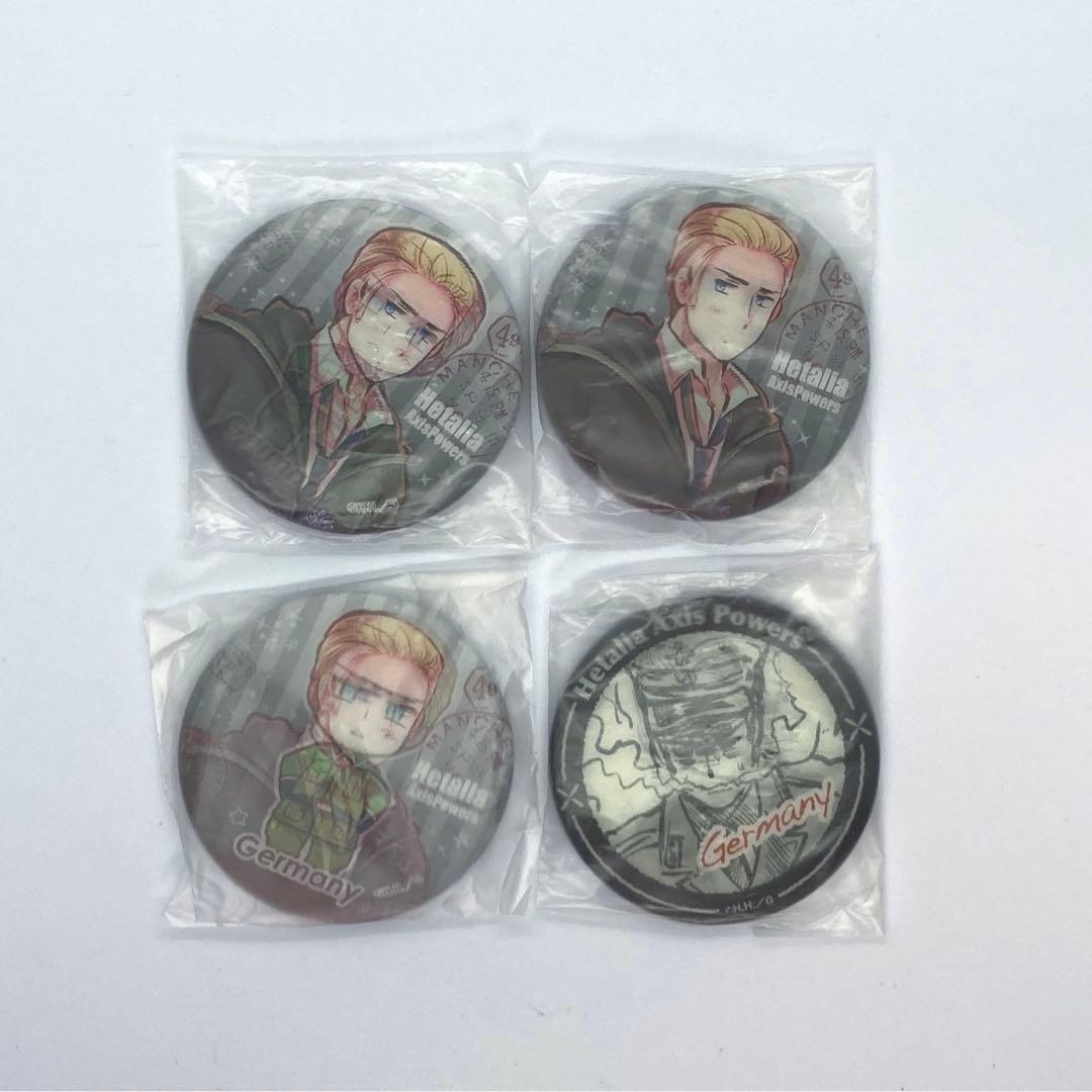 ヘタリア チェンジング缶バッジ ドイツ4点セット L108464677 - ピンズ