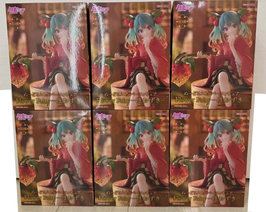 初音ミク ぬーどるストッパーフィギュア Flower Fairy ほおずき 6個
