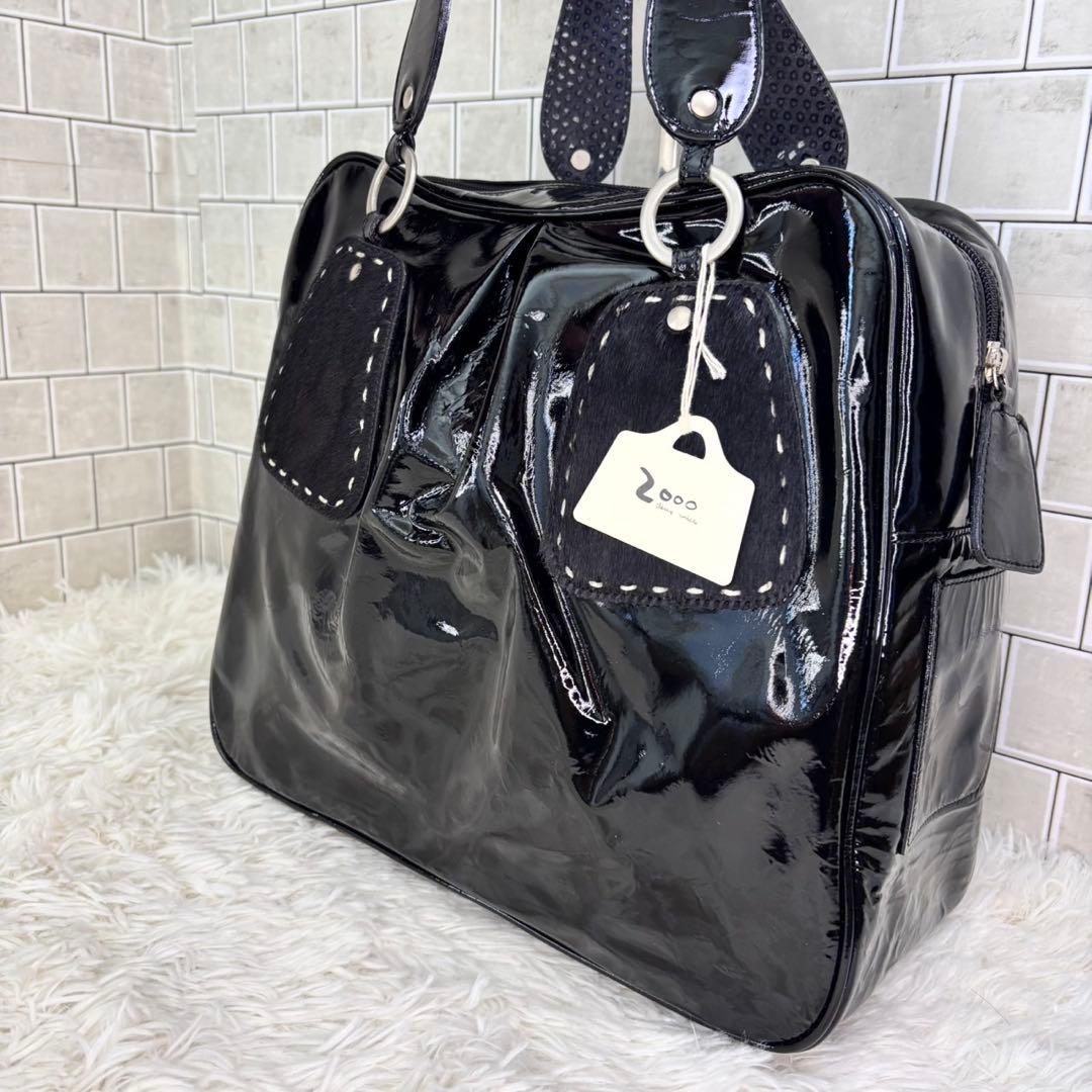 ZOOO deux mille ドゥミル エナメルハンドバッグ ✨超美品✨
