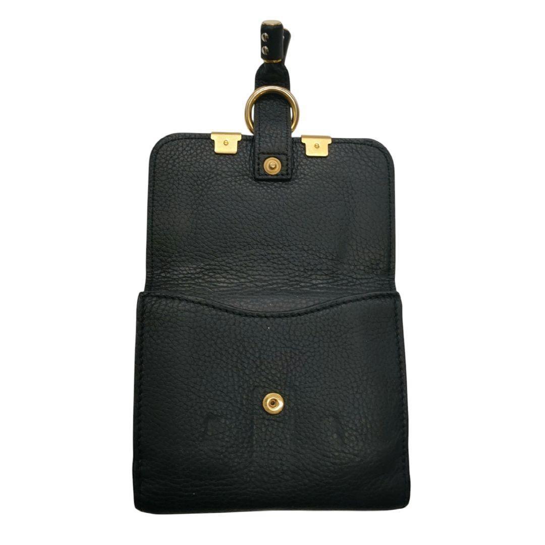 クロエ 二つ折り財布 マーシースクエアウォレット ブラック MARCIE