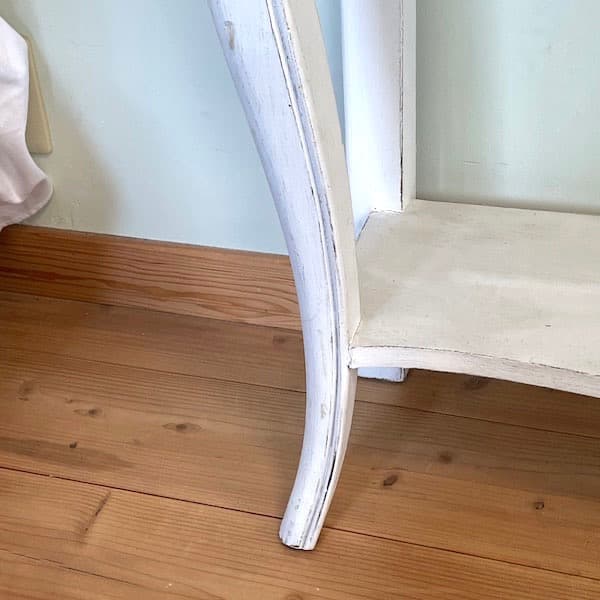 フレンチシャビィ アンティーク調 コンソールテーブル 起立木工 アール