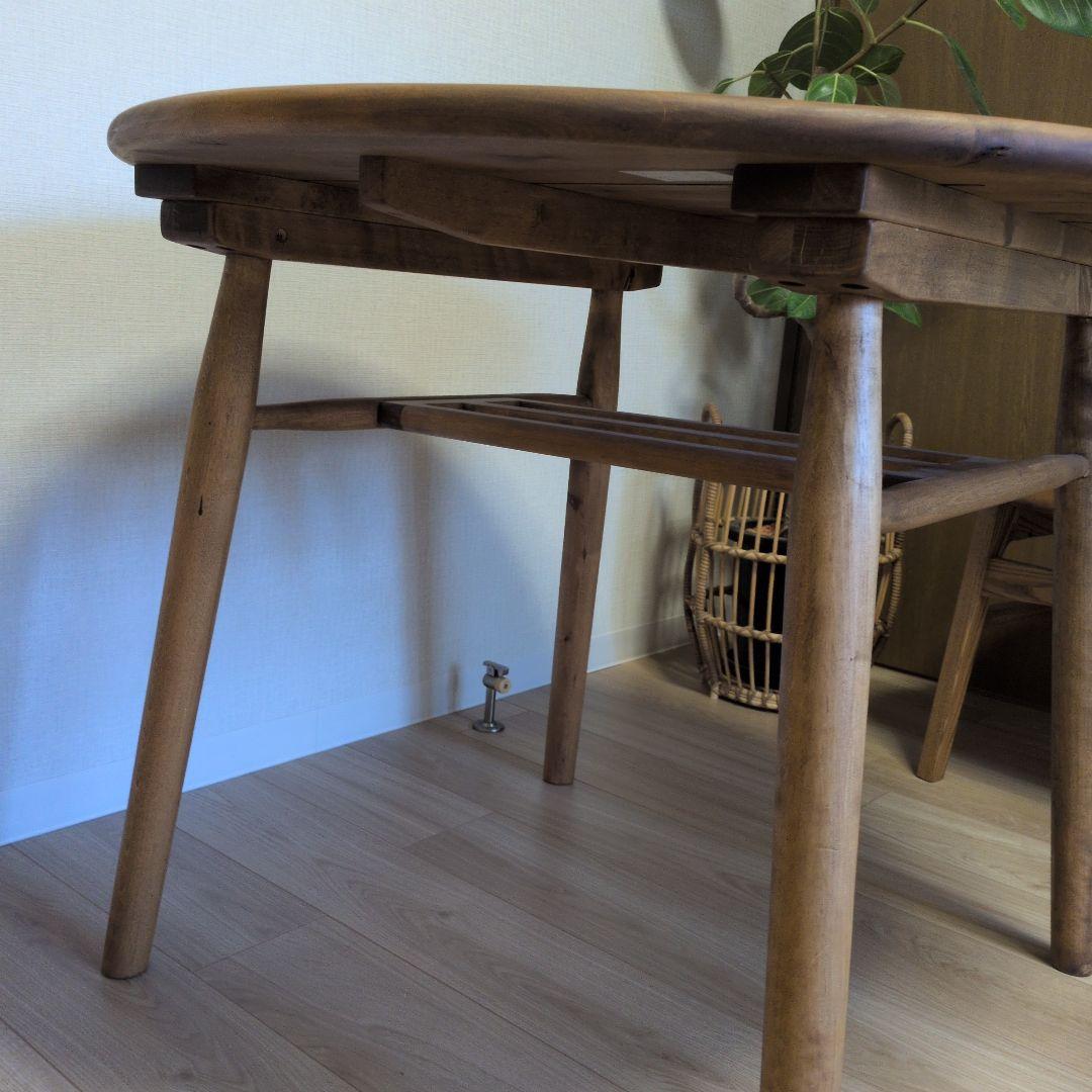 1/26値下げ　関家具　ロジー円形　90cm ダイニングテーブル　椅子は別出品中