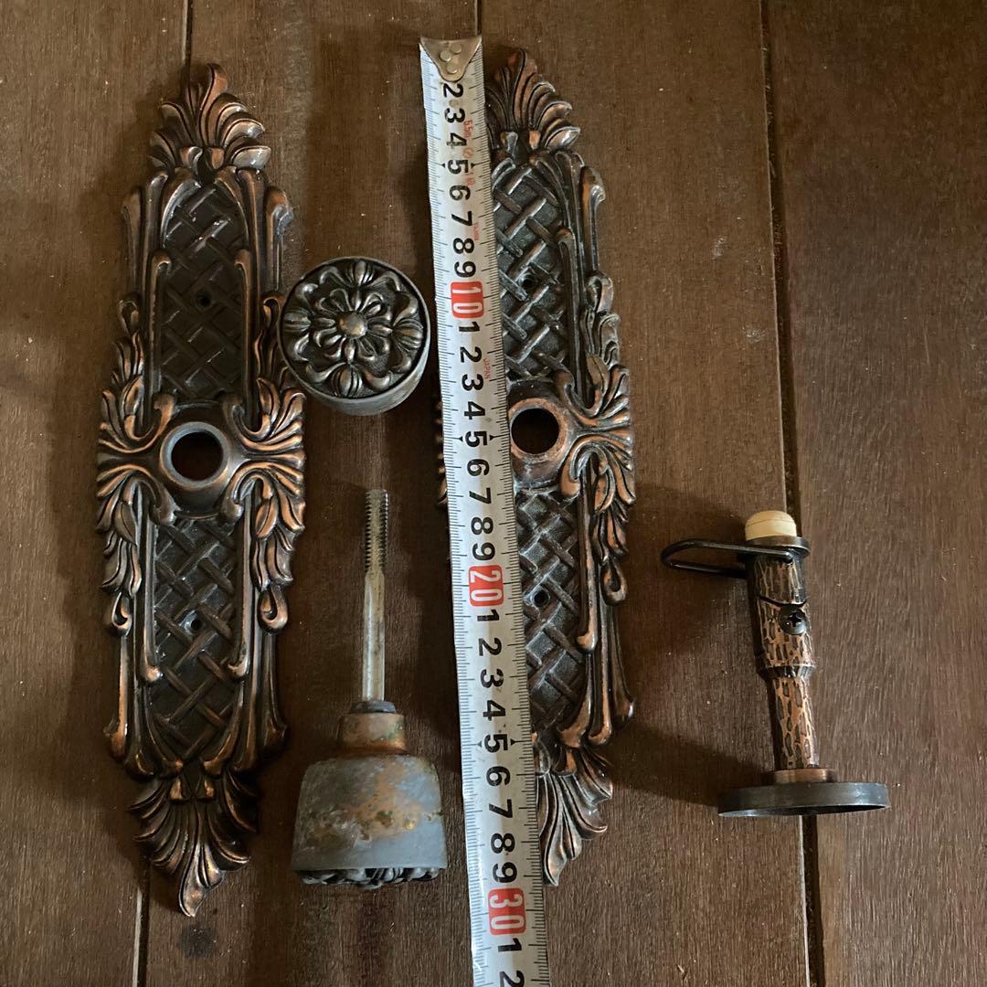 レトロ アンティーク ドアノブ ジャンクガーデン ドアプレート - メルカリ