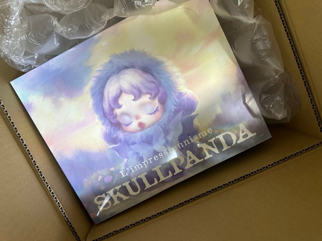 ポップマート スカルパンダ インプレッショニズムシリーズ ぬいぐるみ2 ボックス