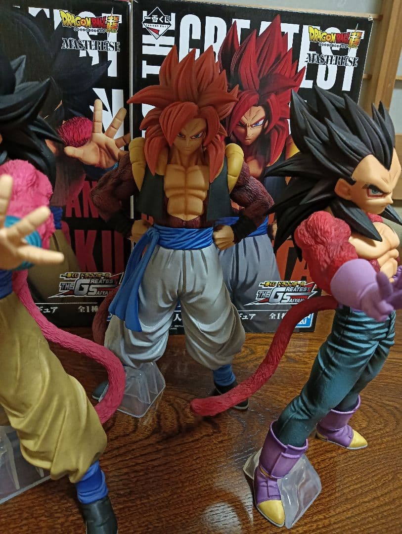 ドラゴンボール【一番くじ】グレイティストサイヤン　フィギュア　セット