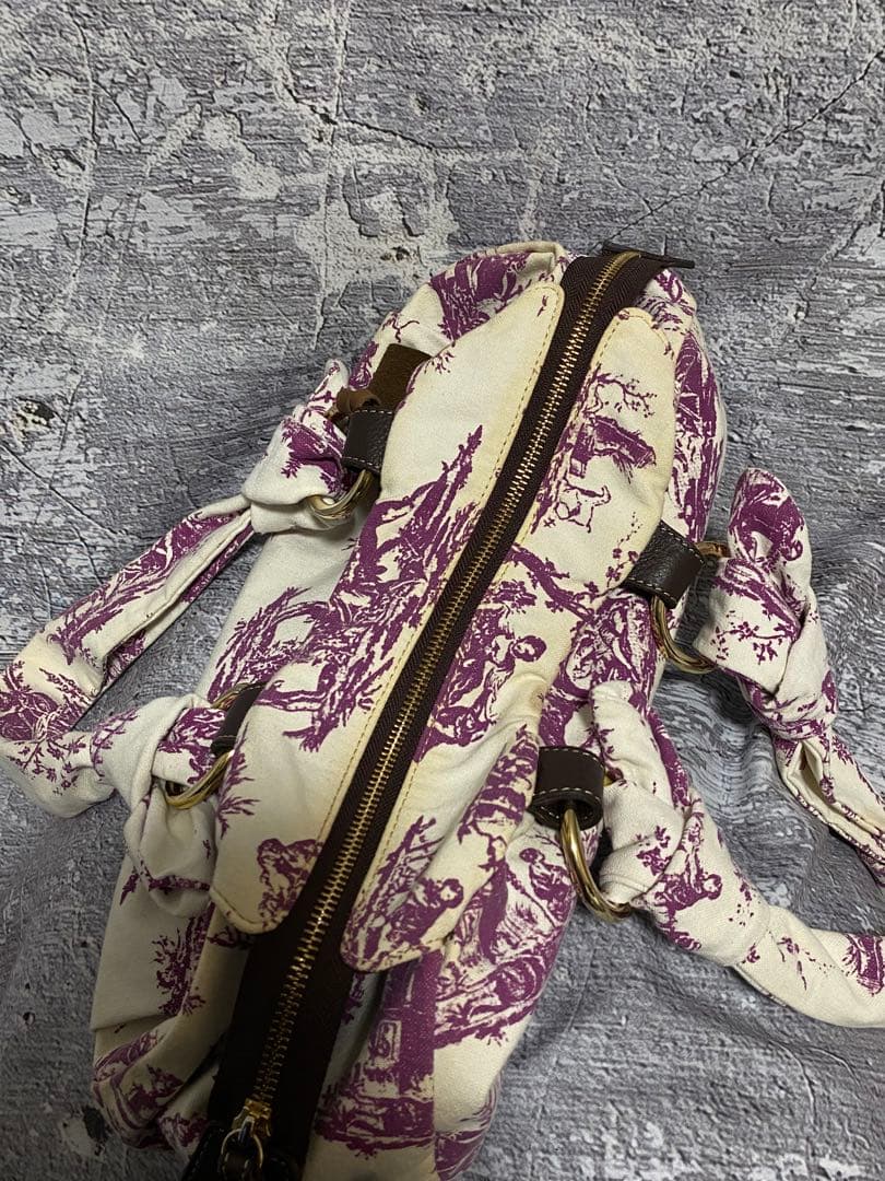 ヴィヴィアンウエストウッド　トワレ柄ハンドバッグ