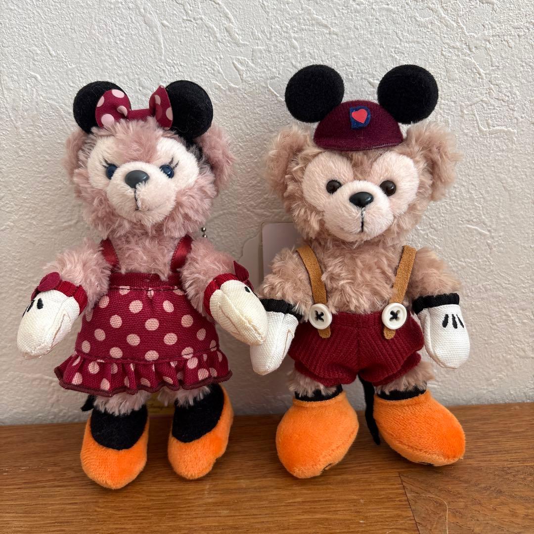 2015年 ハロウィン ダッフィ ミッキー ぬいバ ぬいぐるみバッジ