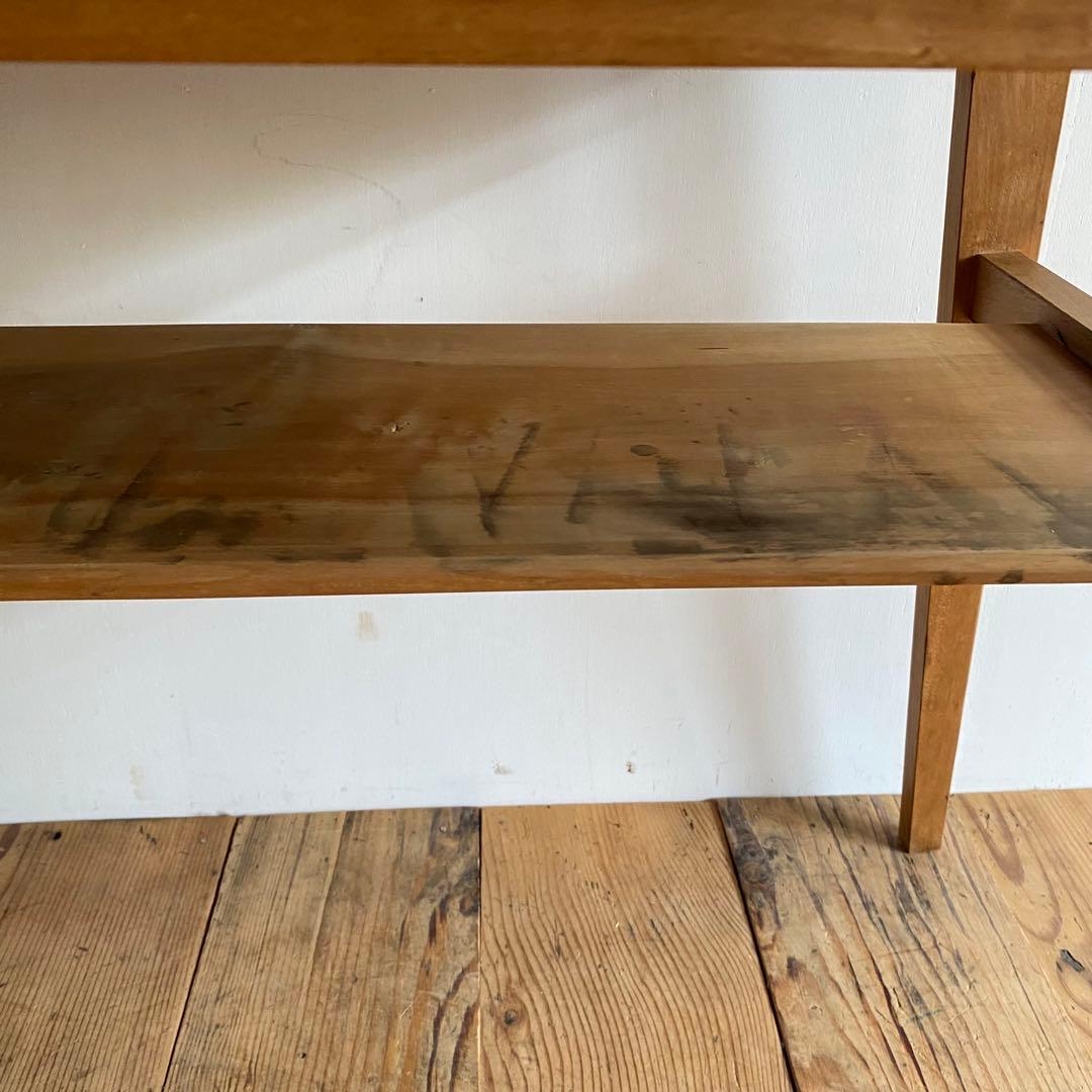 アンティーク テーブル 机 オーク材 ナラ 無垢材 y43