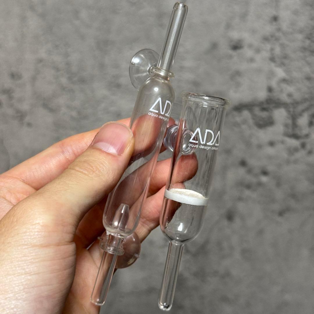ADA CO2レギュレーター ボールバルブ グラスカウンター パレングラス