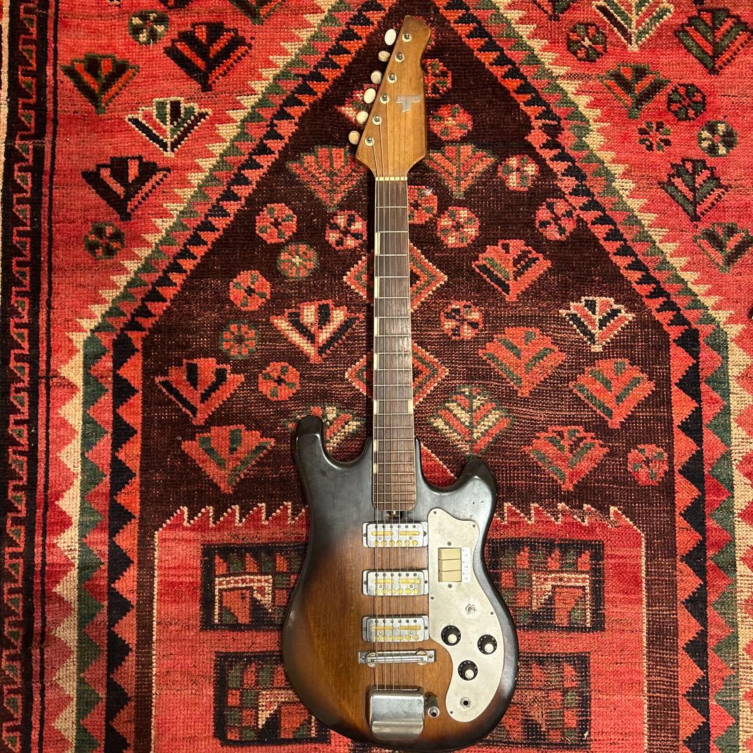【希少】1960年代 Teisco WG-3L 3PU TEISCO WG-3L ビンテージ ビザールギター Teisco] WG-3L Sunburst Made
