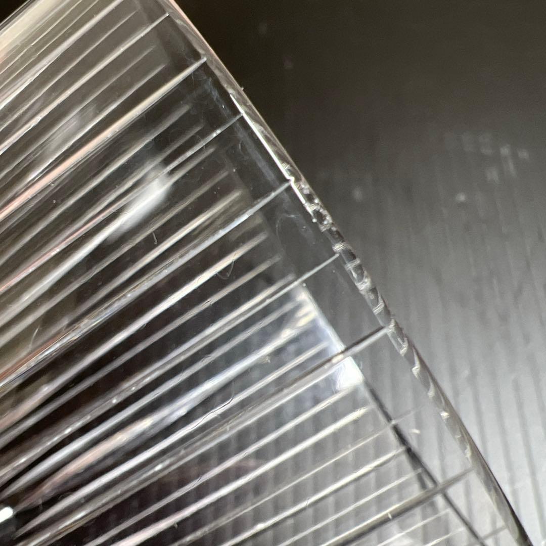 渡邉明 切子洋酒杯 共箱 高さ13.5㎝ 東Y7-0908⭐︎1F