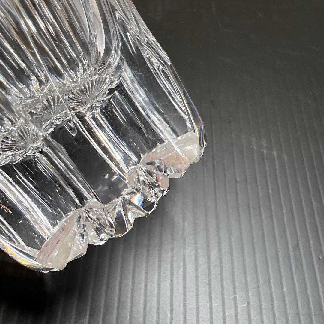 渡邉明 切子洋酒杯 共箱 高さ13.5㎝ 東Y7-0908⭐︎1F