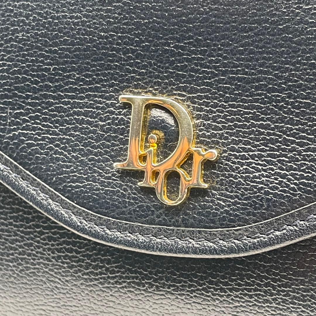 ChristianDior オールレザー　チェーンショルダーバッグ2WAY