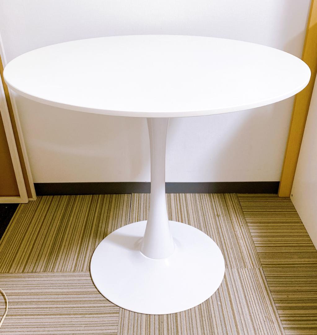カフェテーブル 円形テーブル 丸テーブル センターテーブル ホワイト