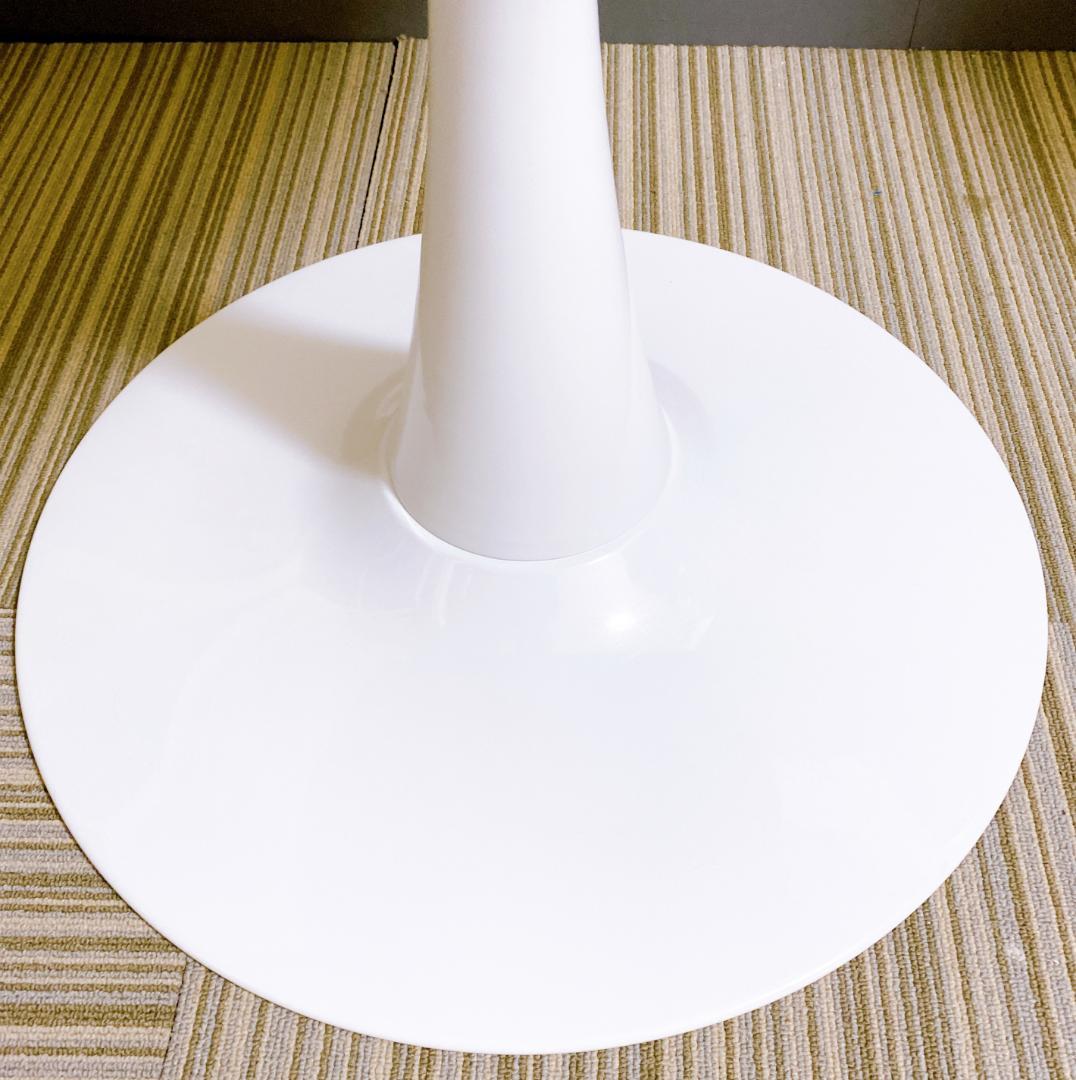 カフェテーブル 円形テーブル 丸テーブル センターテーブル ホワイト