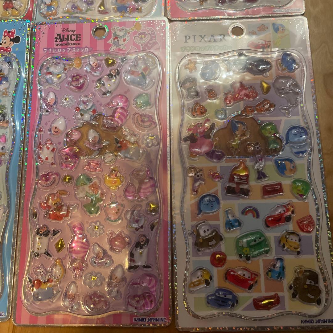 プチドロップステッカー　Disney ディズニー