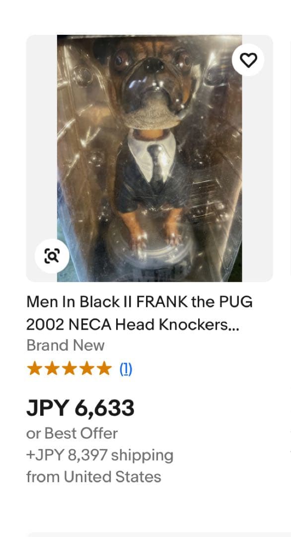 NECA MIB2 フランク ボビングヘッド ヘッドノッカー - メルカリ