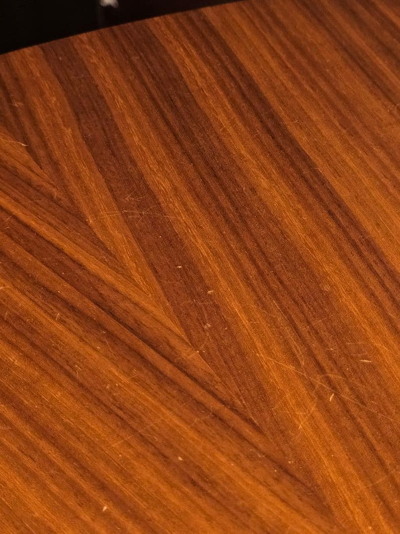 幅120cm 高さ72cm 丸テーブル 北欧 光線張り テーブル ウォールナット