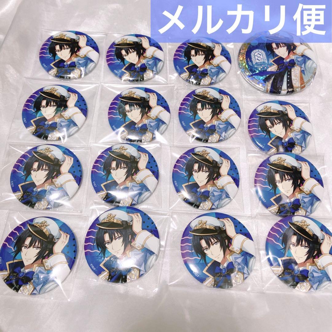 ジョジョ ジャンプ展 シーザー＆ジョセフ＆リサリサ ホロ 缶バッジ