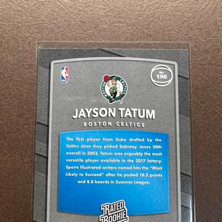 2017 Panini Tatum テイタム RC ルーキー カード /199
