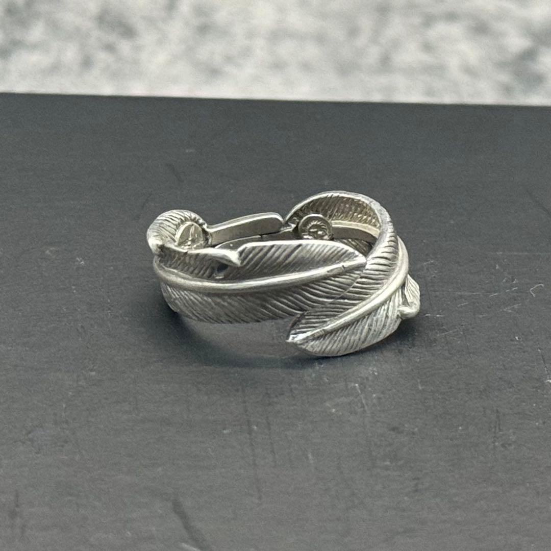 極美品✨TADY&KING ダブルフェザー リング 19号 sv925 シルバー