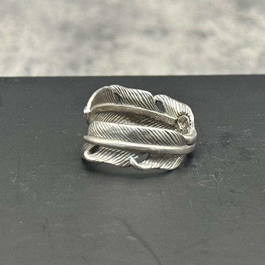 極美品✨TADY&KING ダブルフェザー リング 19号 sv925 シルバー