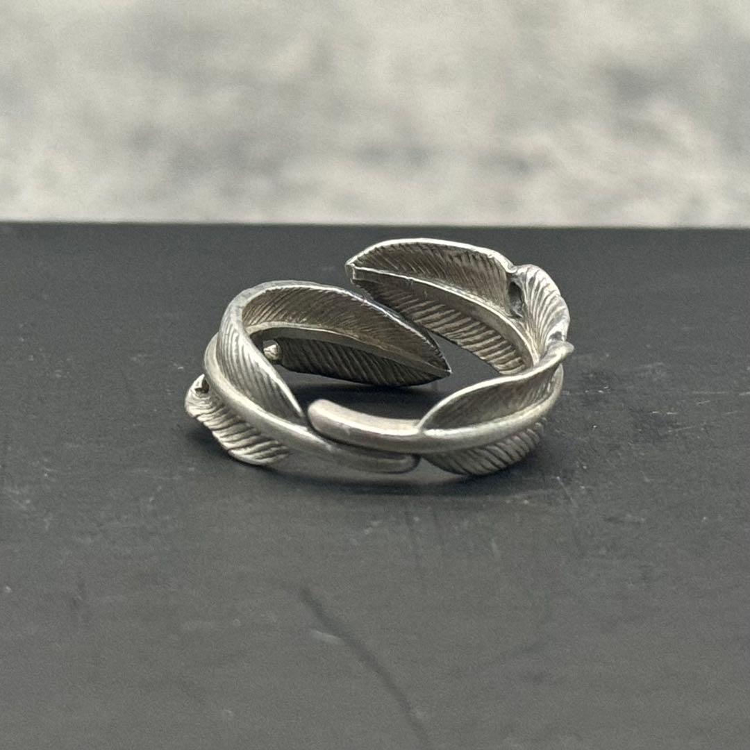 極美品✨TADY&KING ダブルフェザー リング 19号 sv925 シルバー
