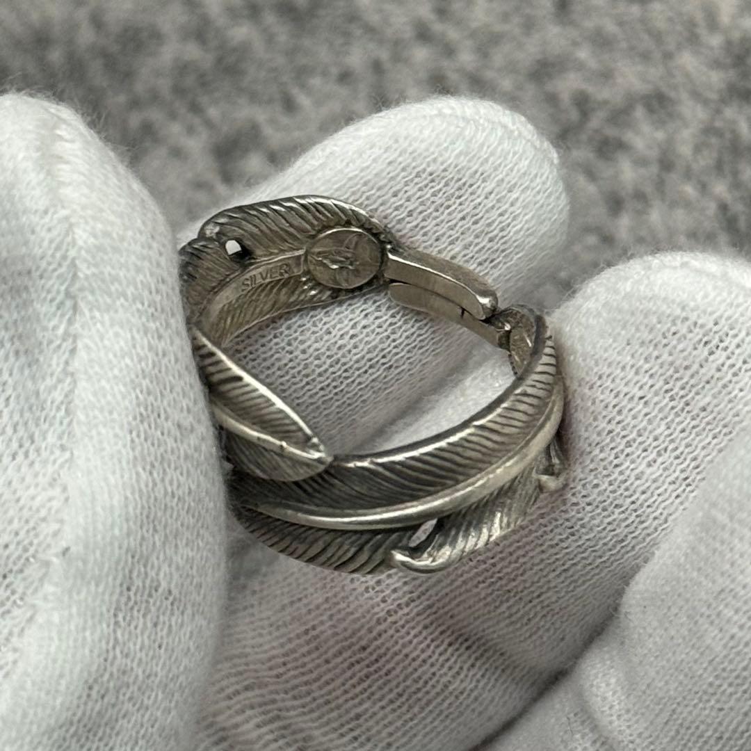 極美品✨TADY&KING ダブルフェザー リング 19号 sv925 シルバー