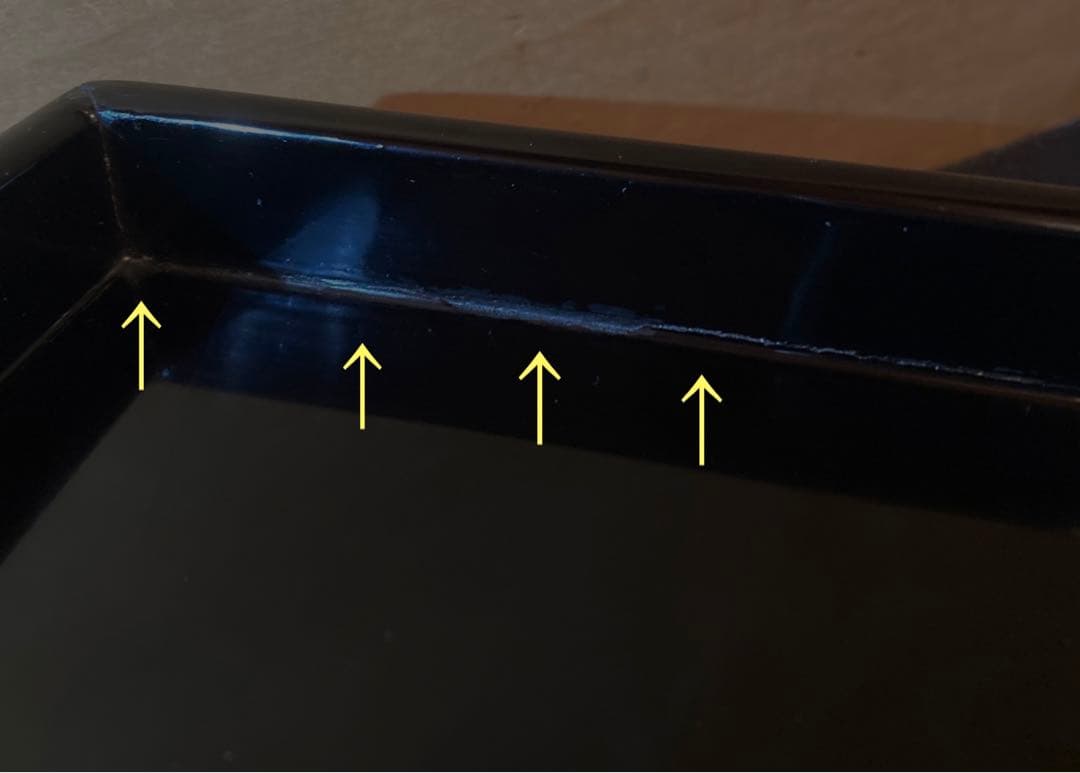 脇取盆 螺鈿象嵌 漆器　長盆 工芸品