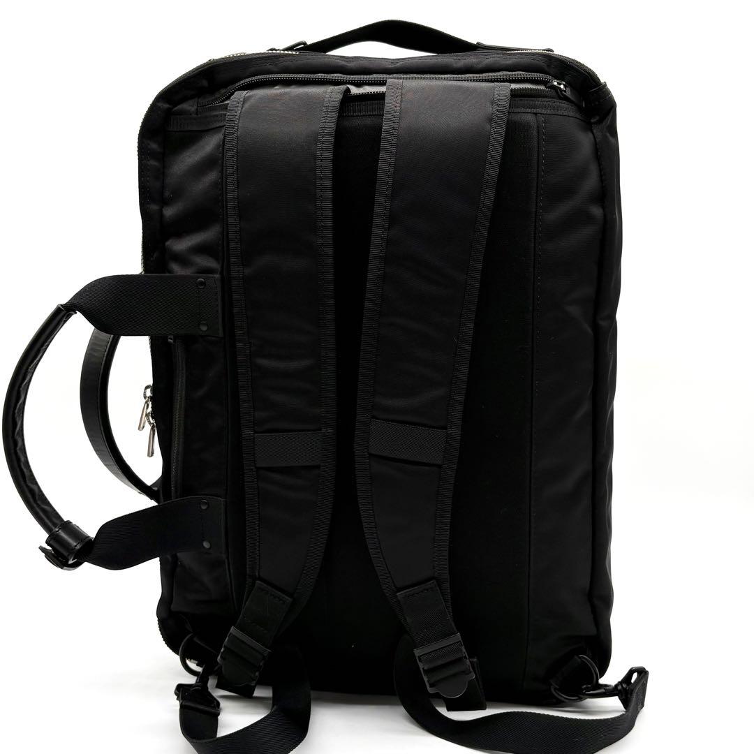 【美品】ポーター リフト 3way ビジネスバッグ リュック ナイロン ブラック
