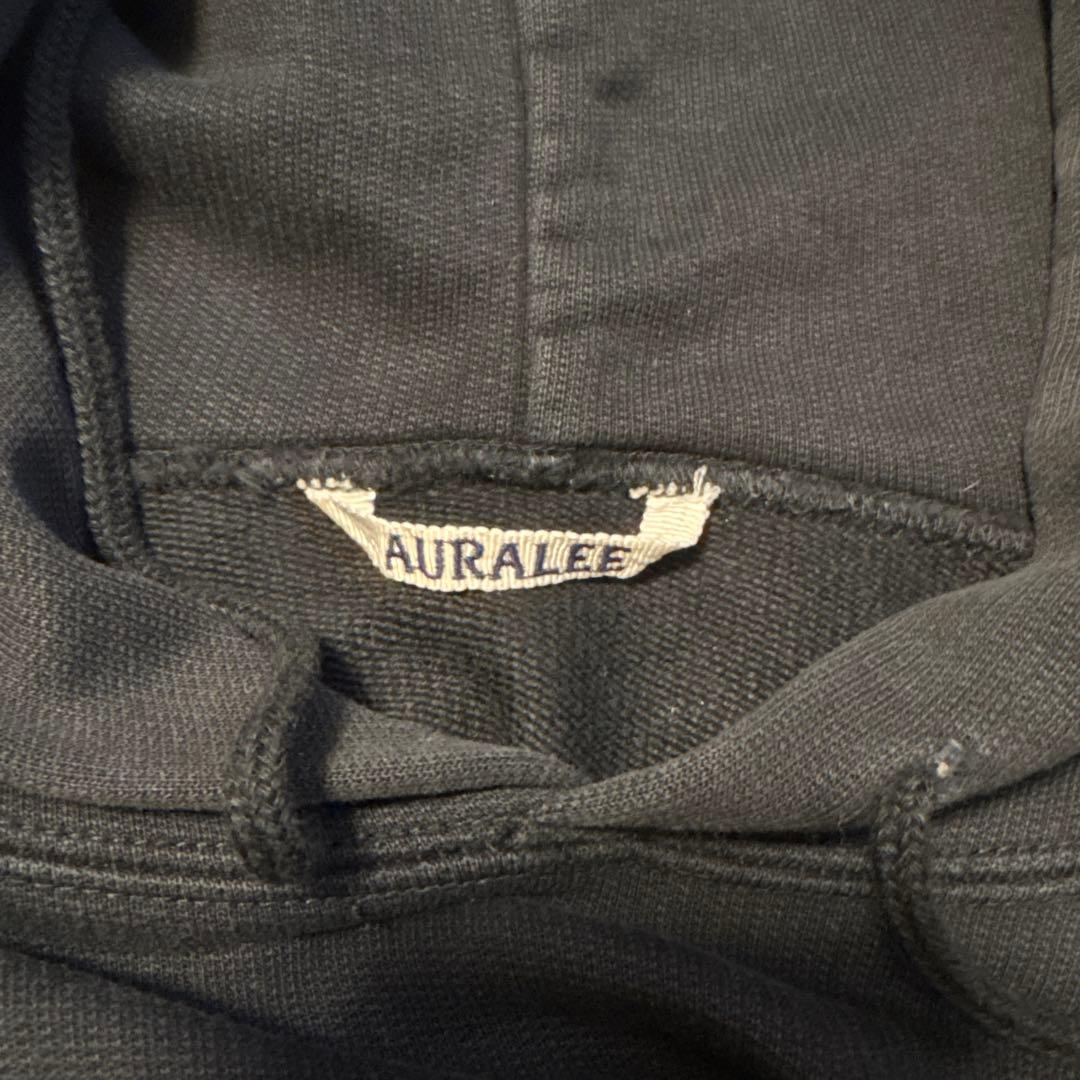 AURALEE 18AW スーパーソフトヘビースウェットプルオーバーパーカー