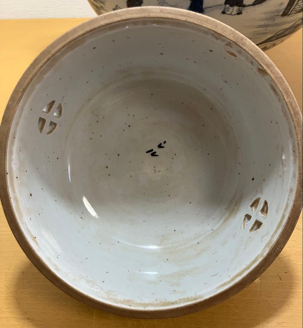 香炉】特大香炉 高さ：42㎝ 陶器 骨董品 古美術 アンティーク