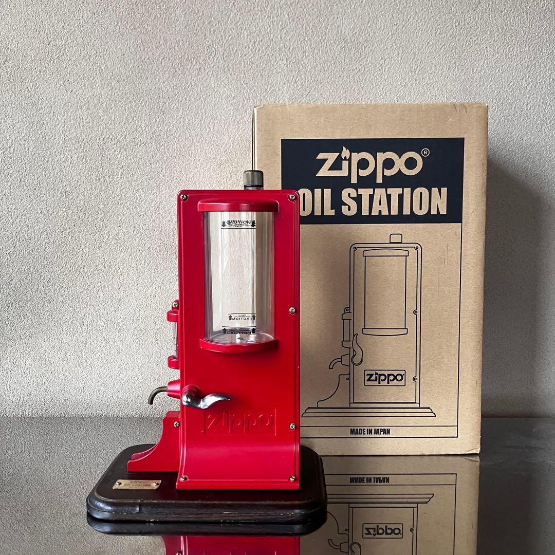 激レア zippoオイルステーション　ヴィンテージ　シリアルナンバー入り 激レア zippoオイルステーション ヴィンテージ シリアルナンバー入り