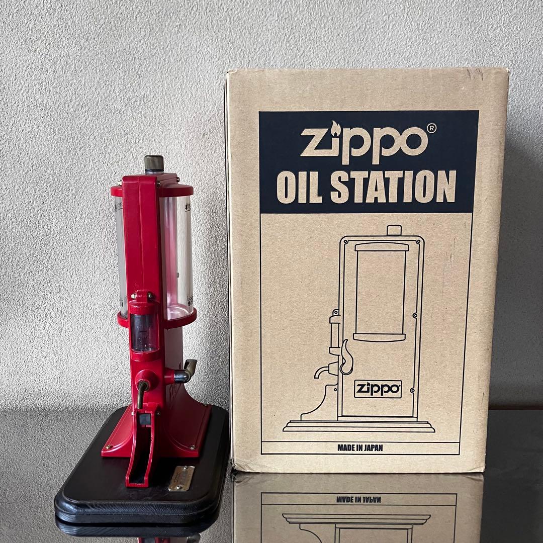 激レア zippoオイルステーション ヴィンテージ シリアルナンバー入り