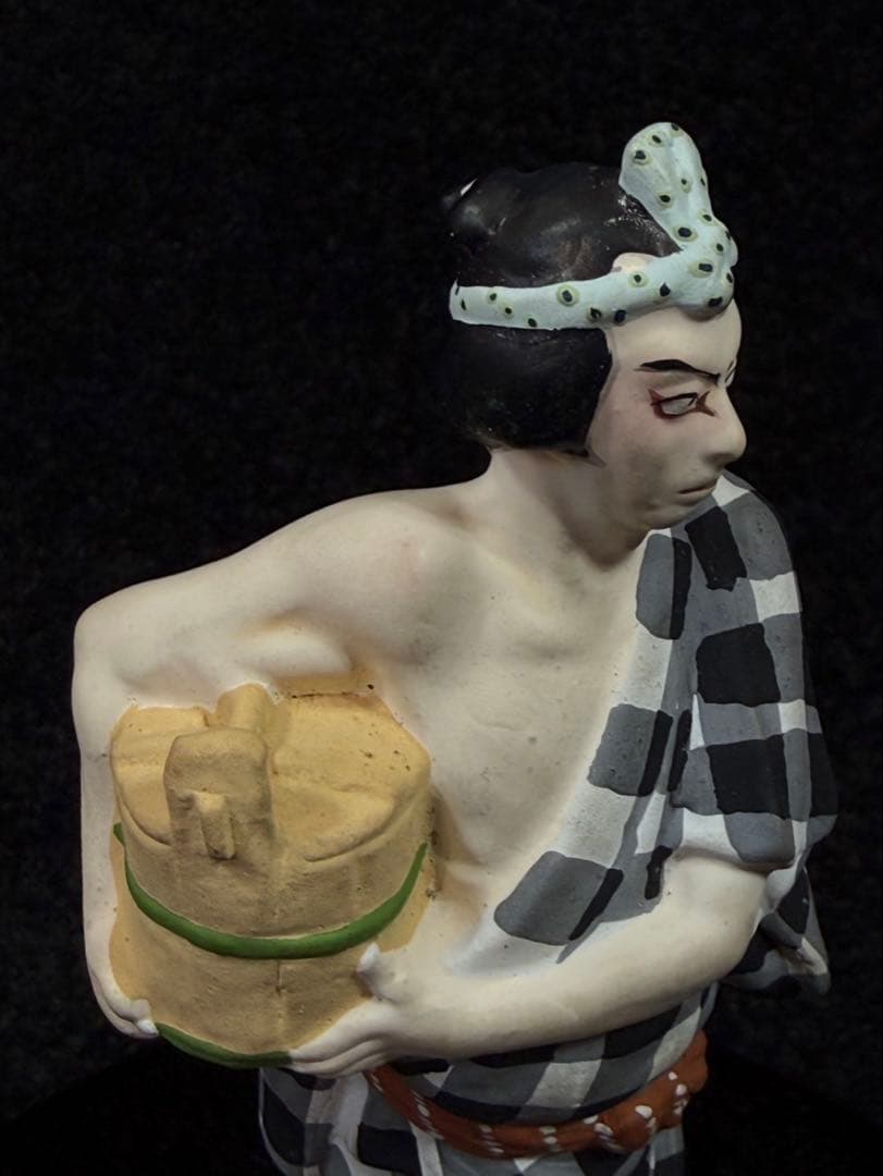 歌舞伎人形 博多人形 小島与一 小島與一 興一造 義経千本桜 すし屋