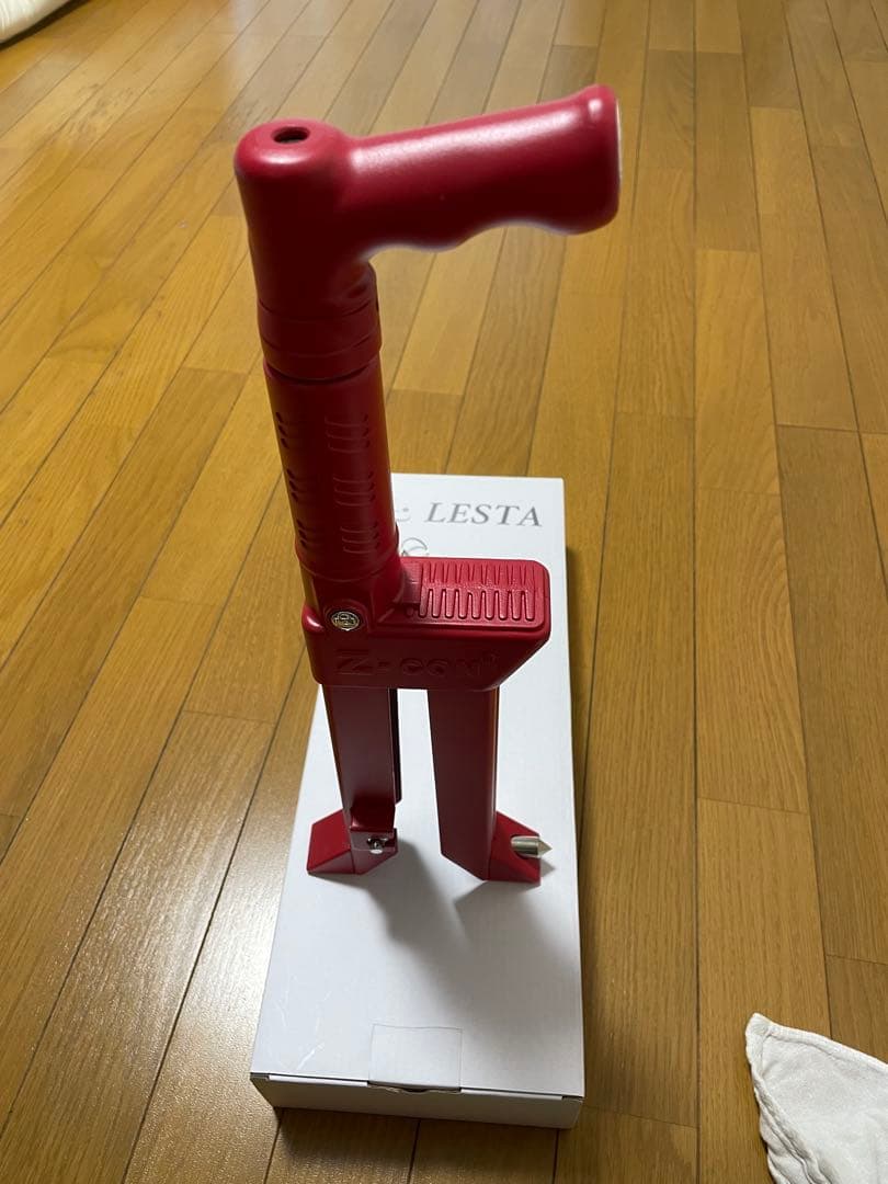 LESTA Z-CON ペダルロック 赤 盗難対策 盗難防止