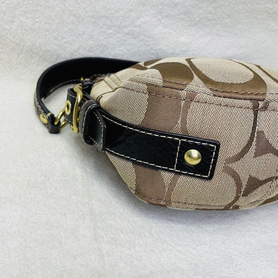 COACH コーチ ワンショルダーバッグ シグネチャー Y2K ホーボー