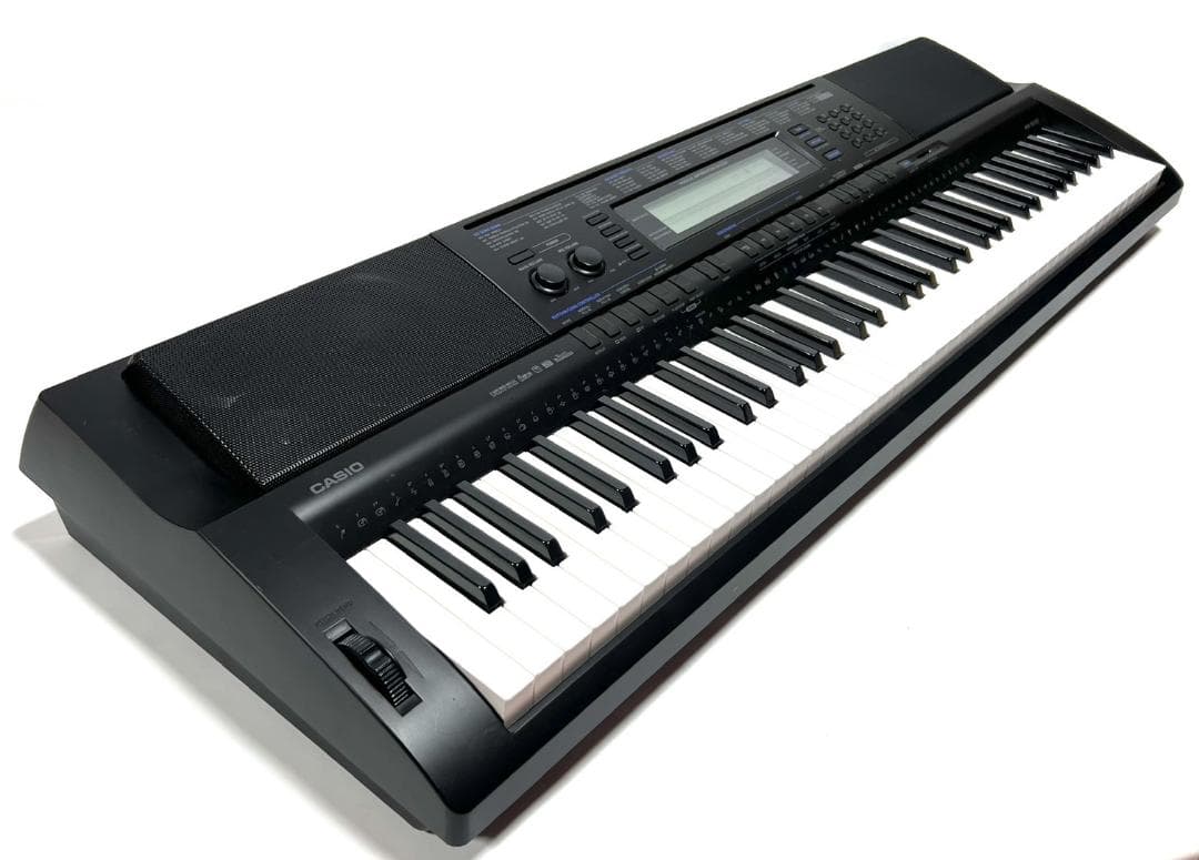 ☆美品 カシオ ハイグレード 電子キーボード 76鍵盤 WK-500 ブラック