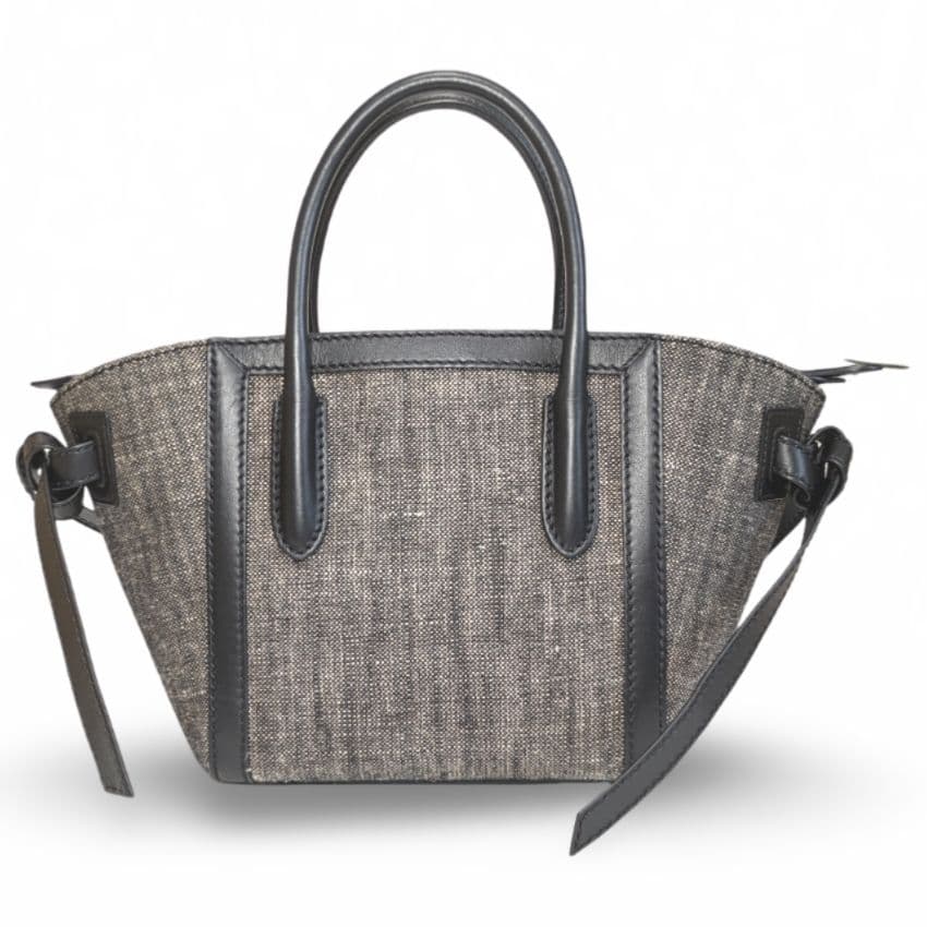 【新品同様】FOXEY ベルトリボン 2way ショルダーバッグ グレー