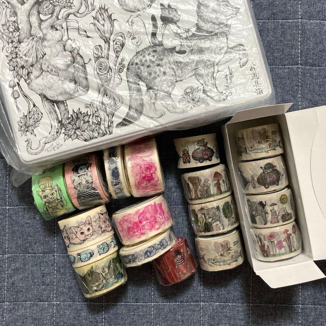 ヒグチユウコ ＊マスキングテープ ・養生テープ・チョコトランク(缶)