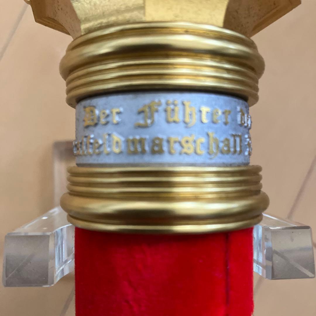 ドイツ軍 元帥杖 ロンメル将軍仕様 アクリル台座、白手袋付き - メルカリ