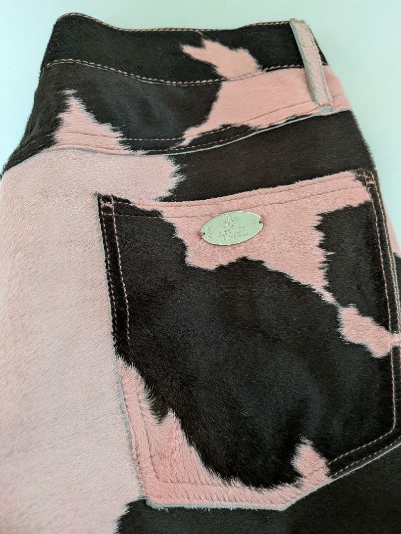 【未使用品】FENDI ハラコ　カウプリント 　スカート　40