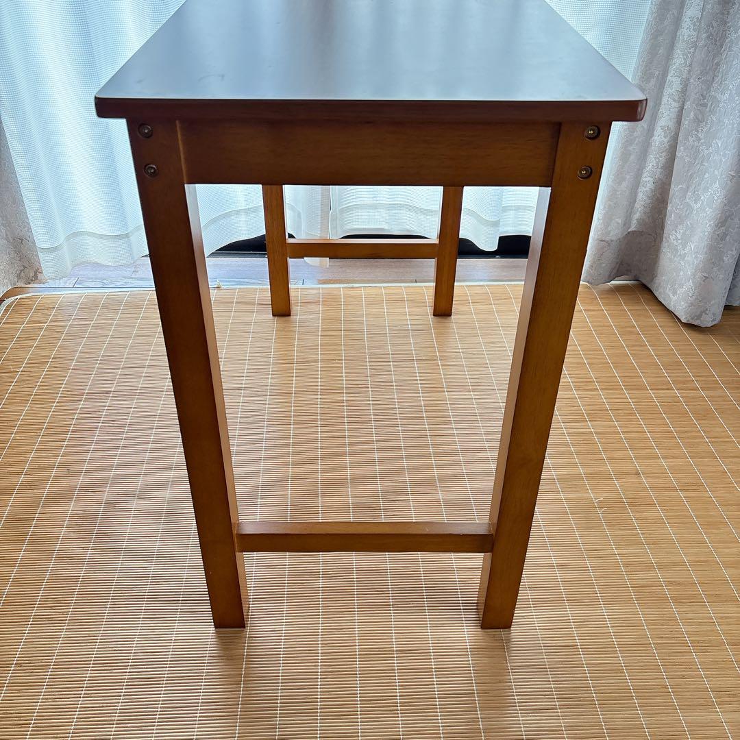 nami様リクエスト品】不二貿易 木製デスク 引出し付き 学習机 ワークデスク