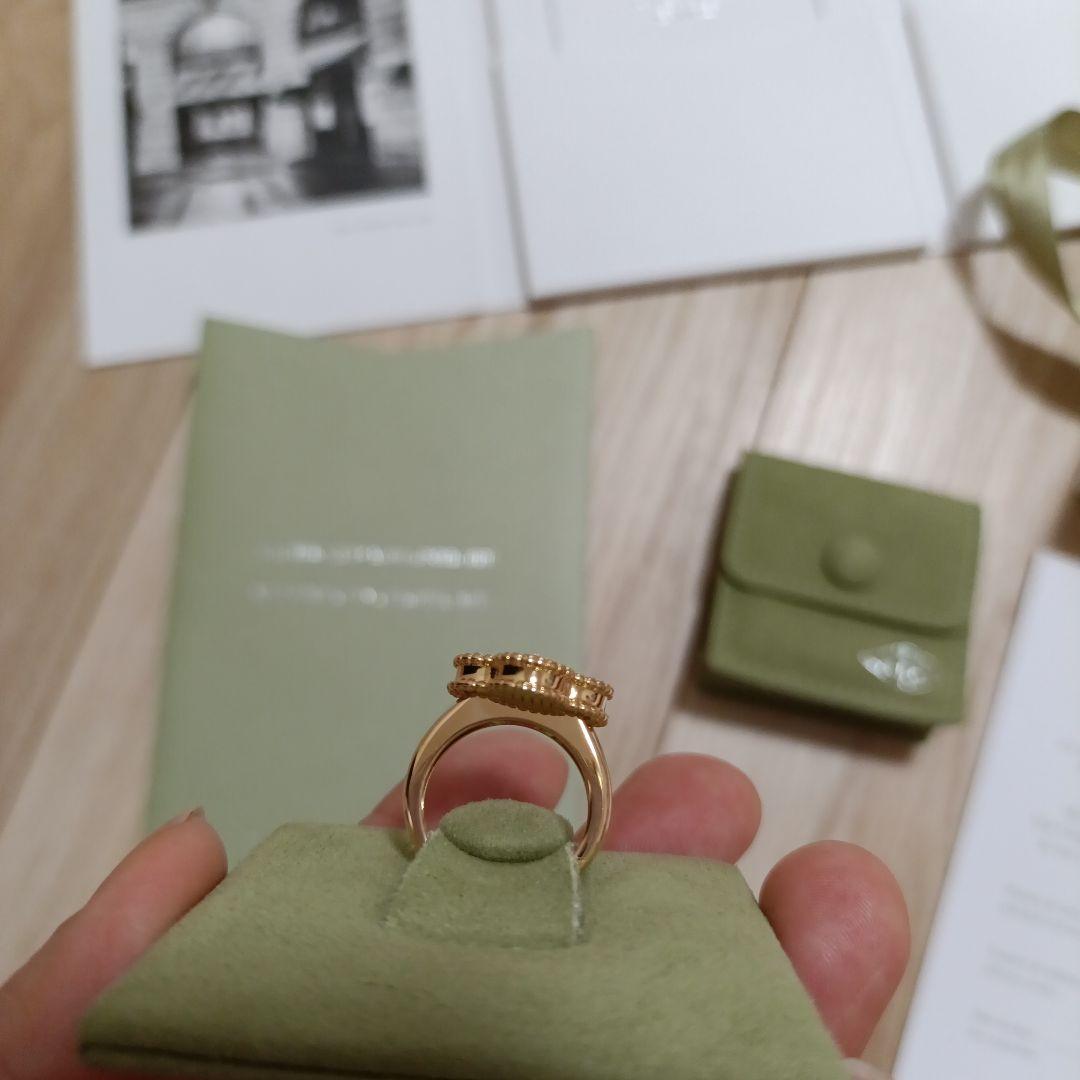 mimi　美品　アルハンブラ オニキス　リング　指輪　45号