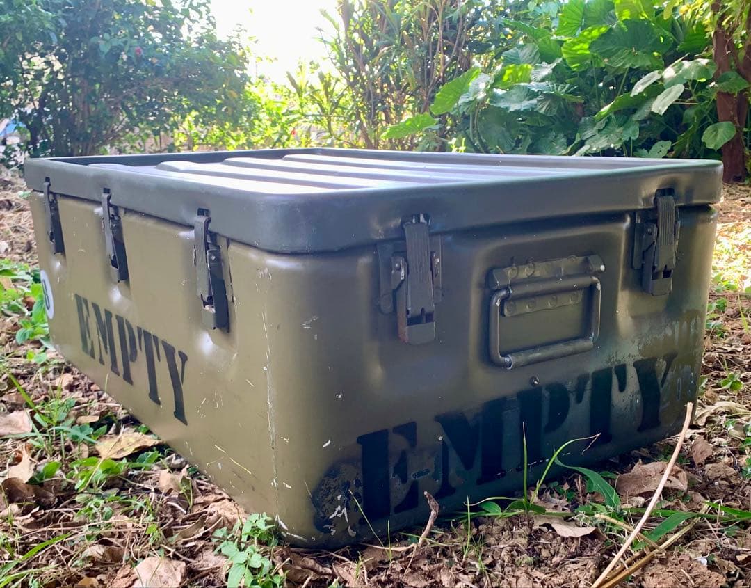 ミリタリー アルミコンテナ 米軍 払下げ 放出品 美品 アウトドア 車載 USA