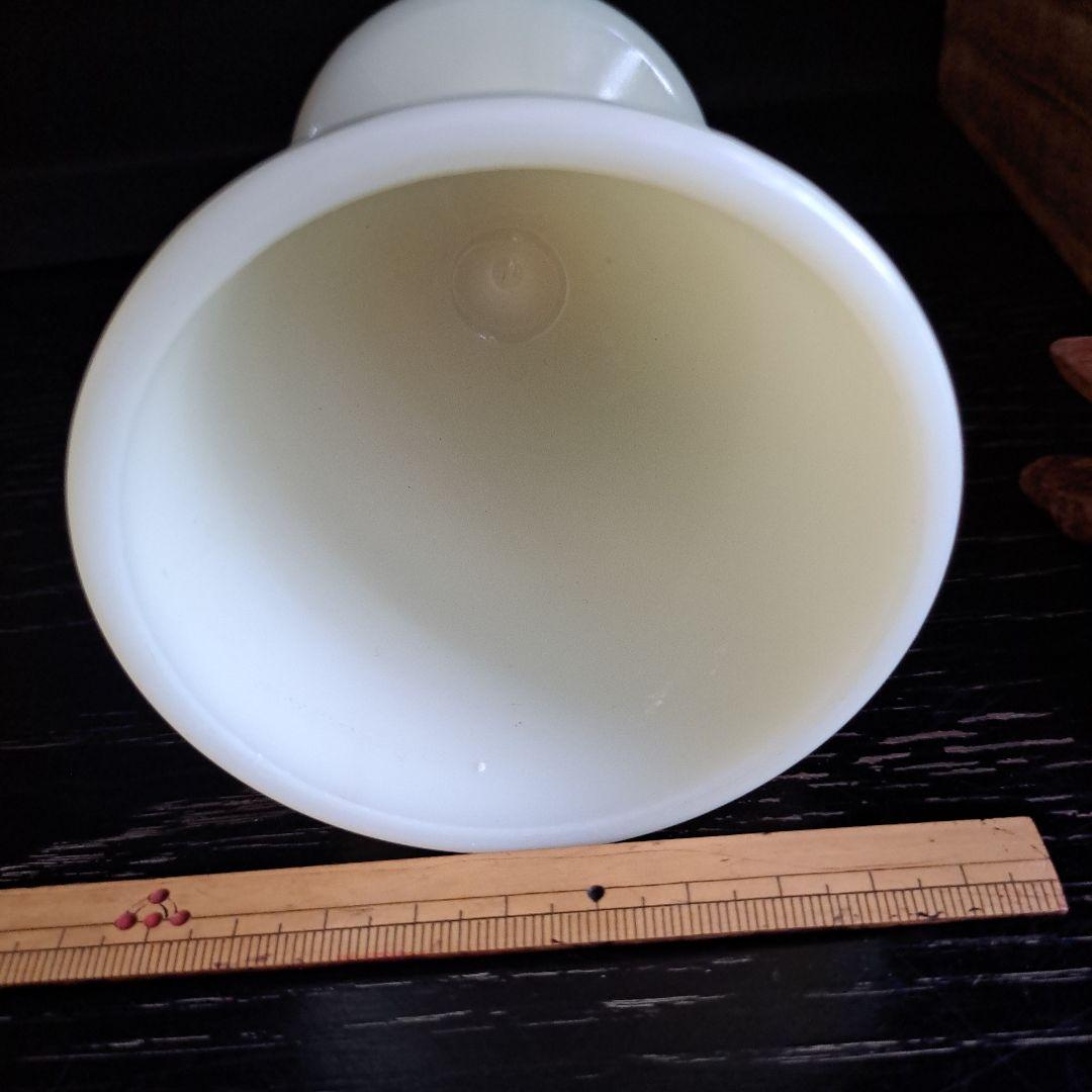 ウラン硝子 乳白 マッキータンブラー USA ファイヤーキング社 1930年