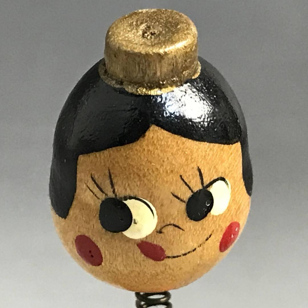 ペコちゃん ポコちゃん 雛人形 首振り こけし 5.5cm 2体 まとめて