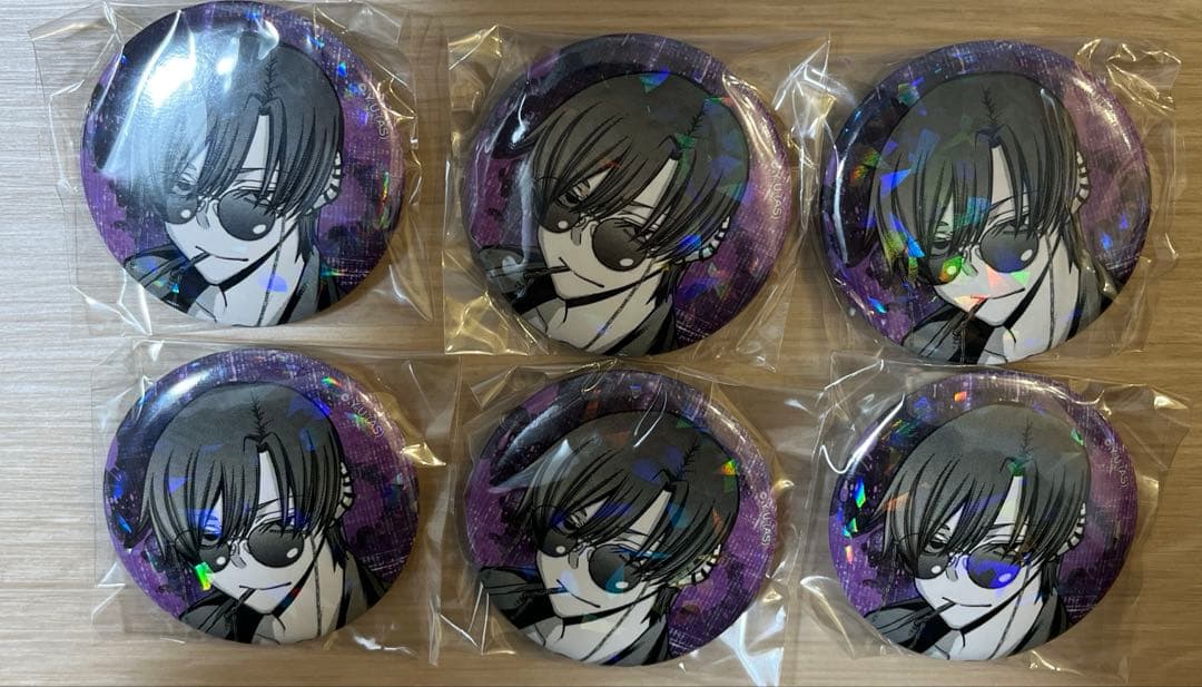 桃源暗鬼 マズル ホログラム缶バッジvol.7 朽森紫苑 6点